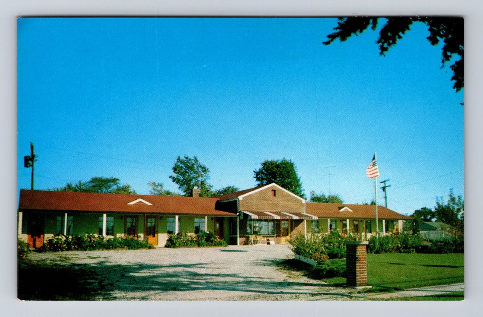 Dearborn MI-Michigan, Alleo Motel, Advertising, Antique Vintage Postcard
