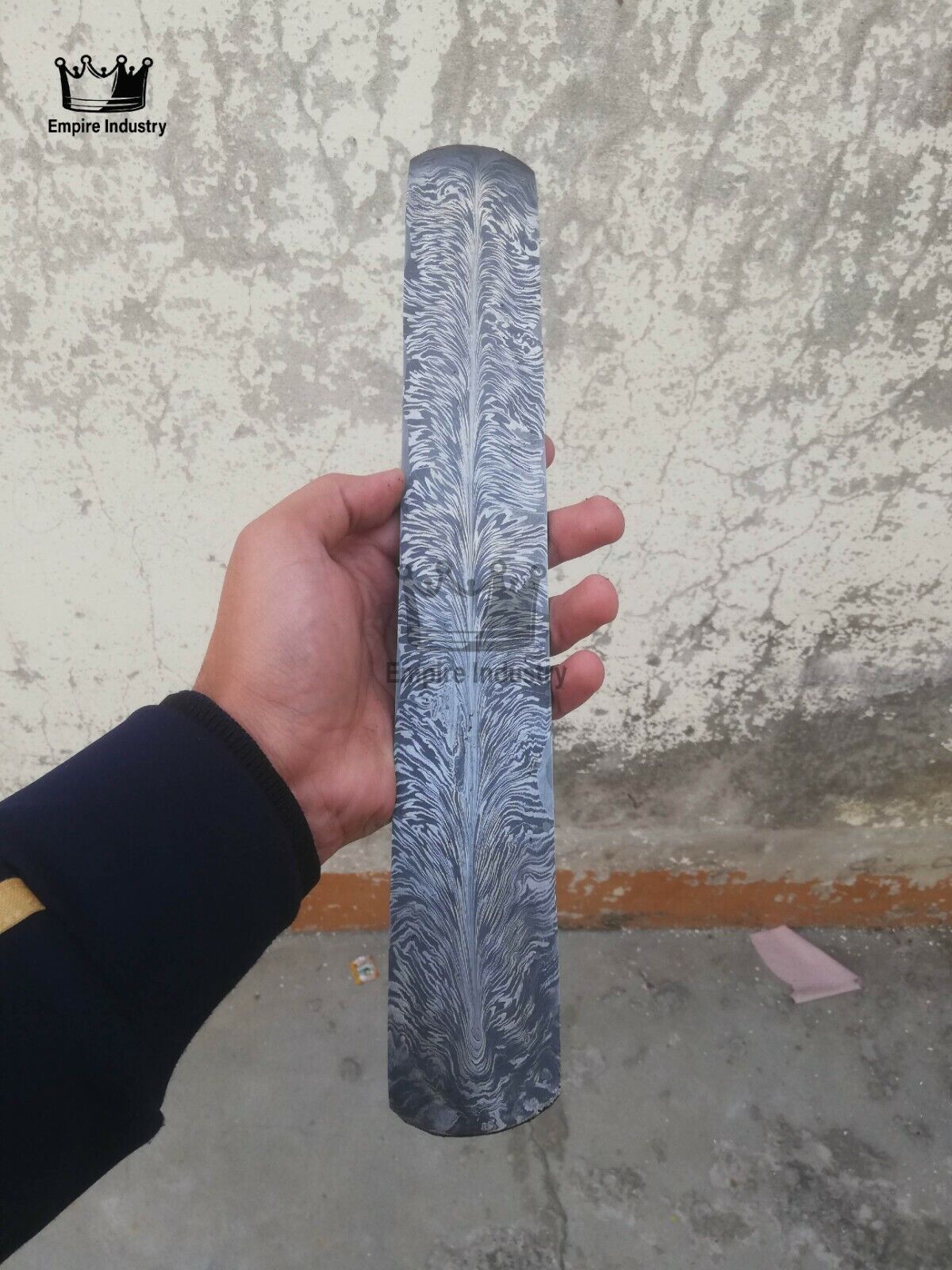 Damascus Steel Feather Pattern Billet Bar MAKING SUPPLY
