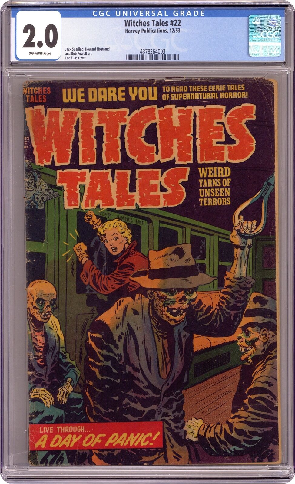 Witches Tales #22 CGC 2.0 1953 4378264003
