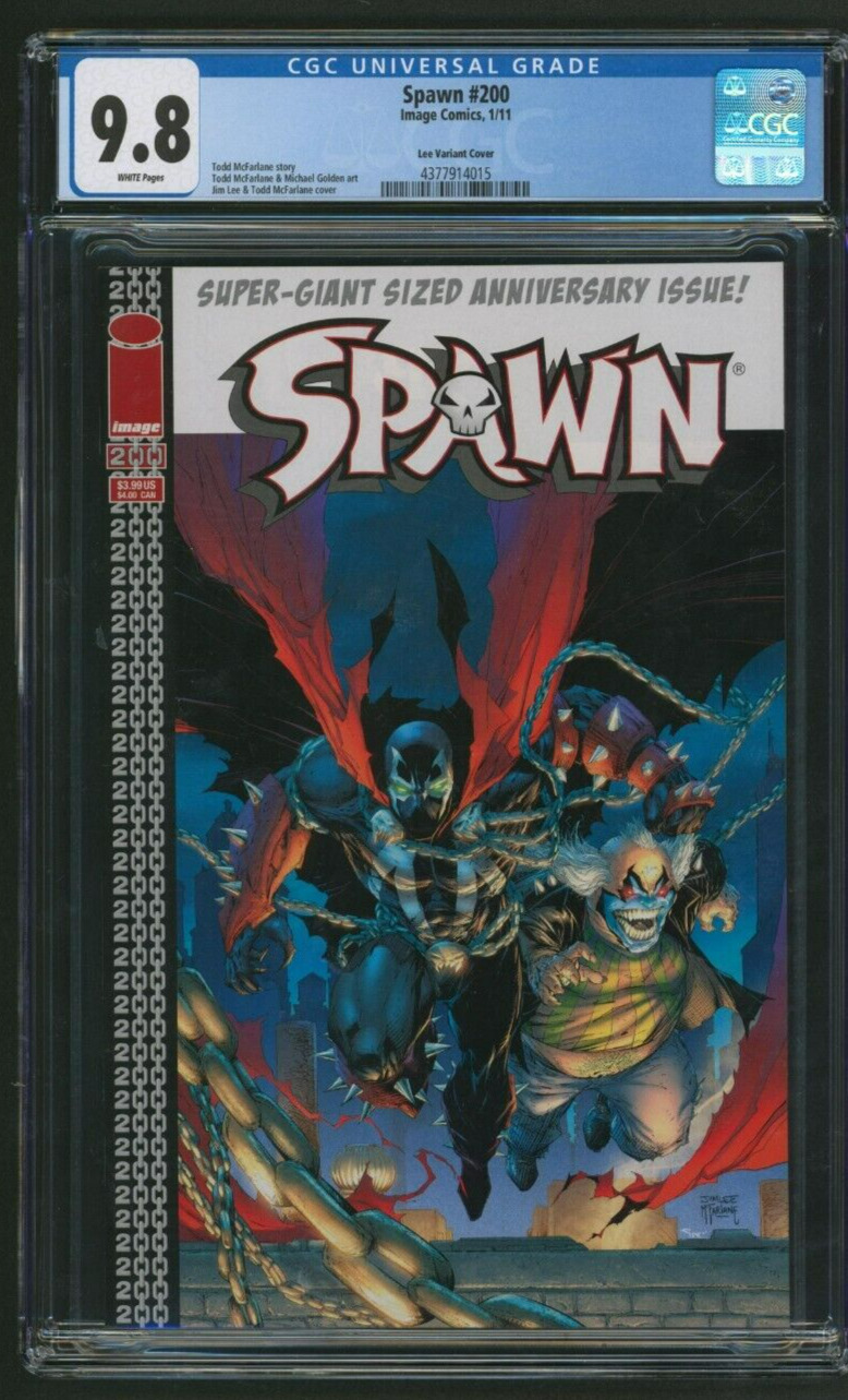 Spawn #200 CGC 9.8 Lee Variant Cover Todd McFarlane Image Comics 2011