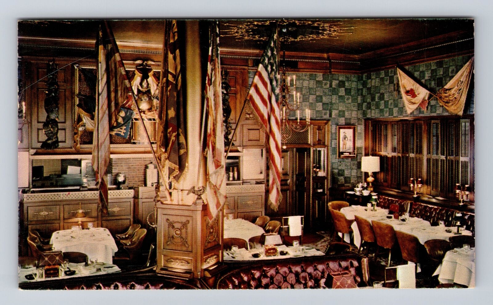 Denver CO-Colorado, Brown Palace Hotel Palace Arms, Advertising Vintage Postcard