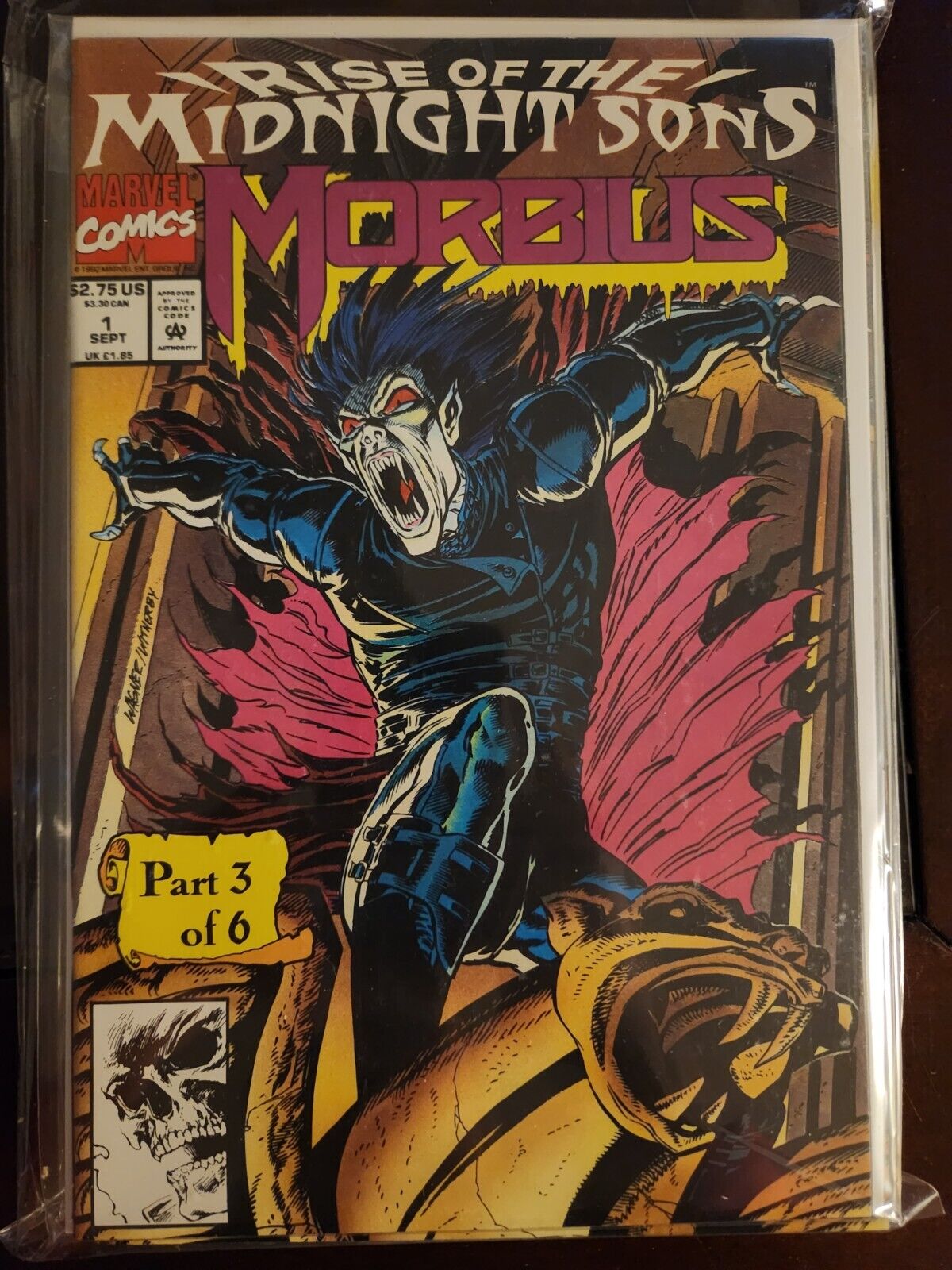 Morbius #1 1992 MARVEL COMIC BOOK 9.4 AVG V41-50