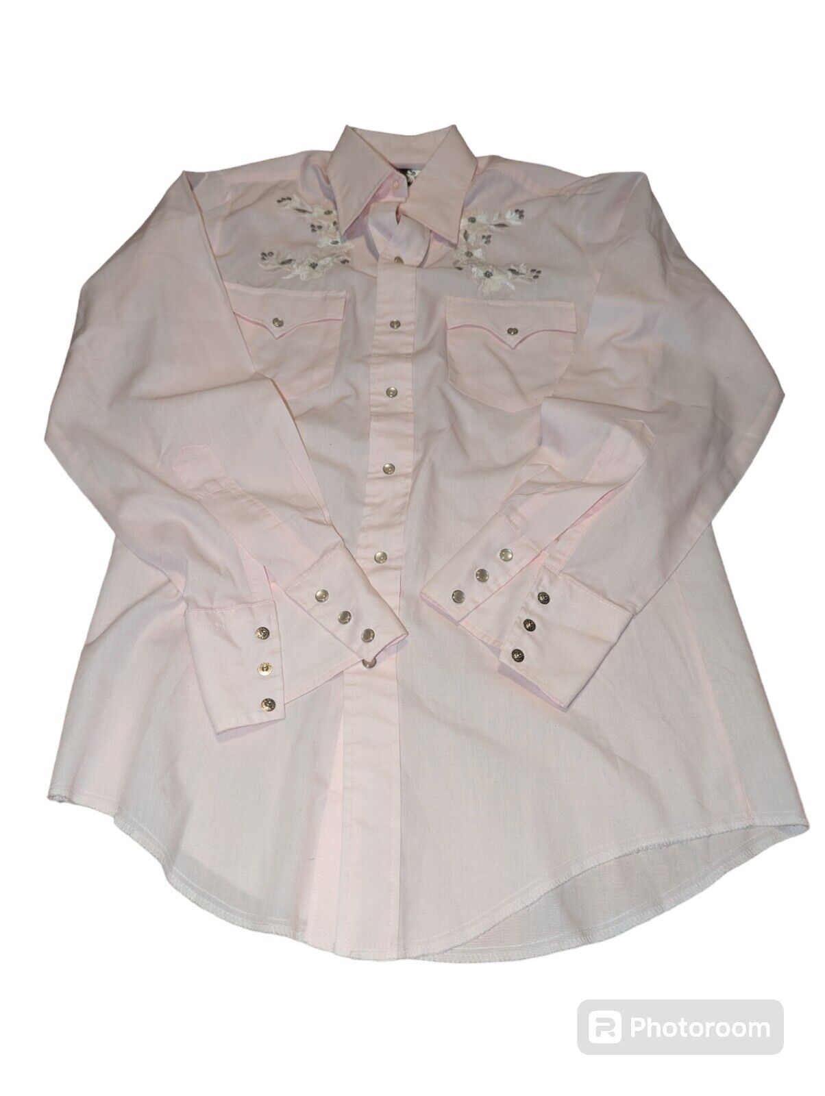 Vintage Karman Pearl Snap Western Shirt Mens 15 - 34 (S/M) Floral USA