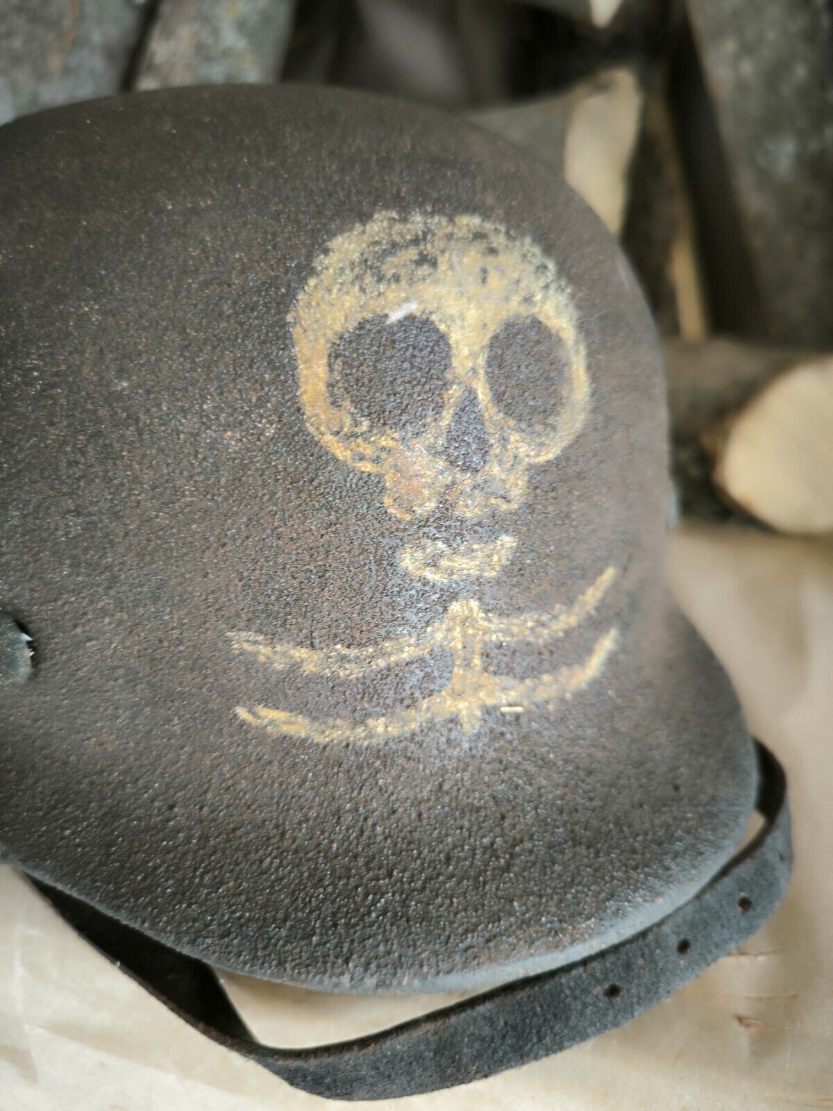 Helmet german original nice helmet M35 original WW2 WWII size 64