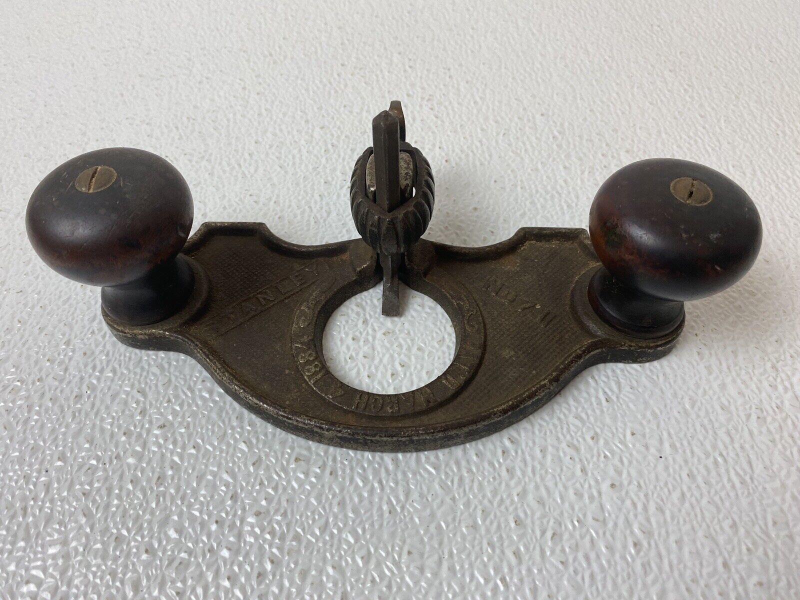 Vintage STANLEY BAILEY Type 3 Router Plane Closed Throat w/Cutter 1888-1892
