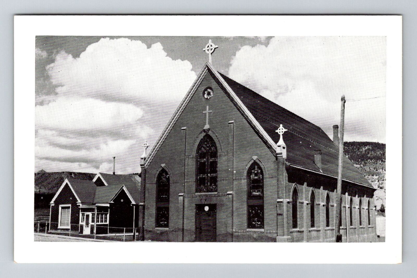 Victor CO-Colorado, St Victor Catholic Church, Religion, Vintage Postcard