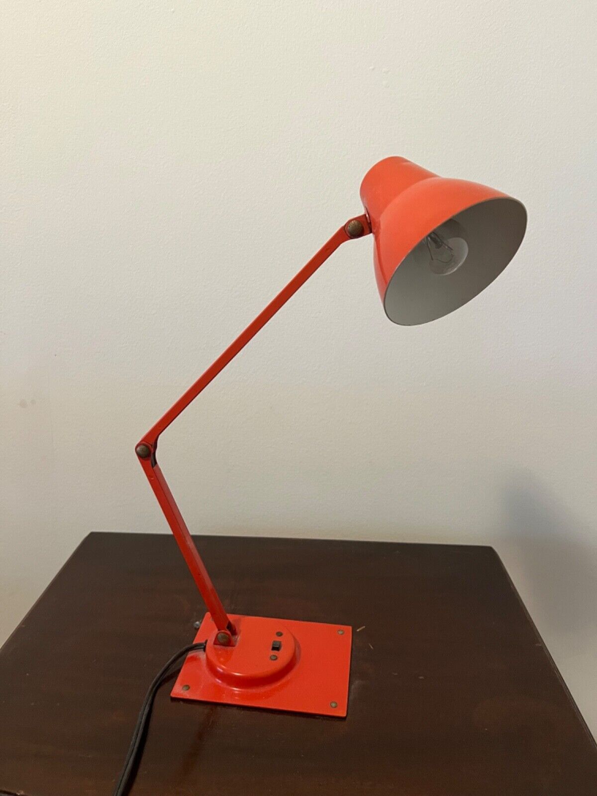 Vintage Red Tensor Folding Light / Lamp