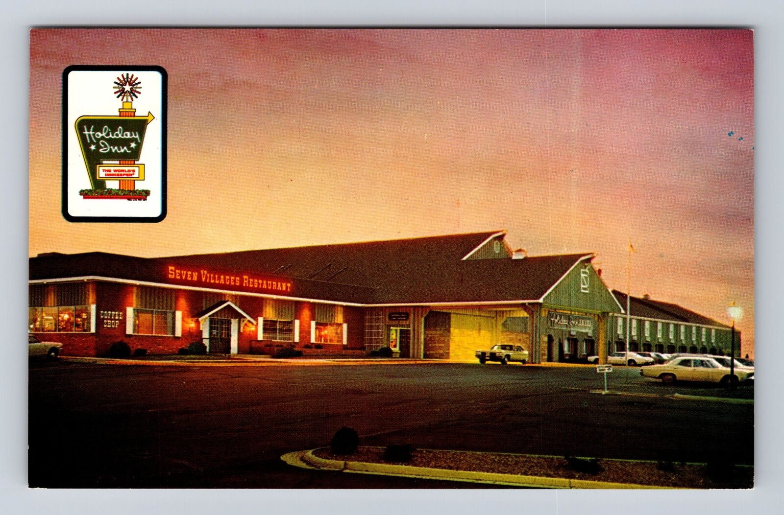 Amana IA-Iowa, Holiday Inn, Advertisement, Antique, Vintage Souvenir Postcard