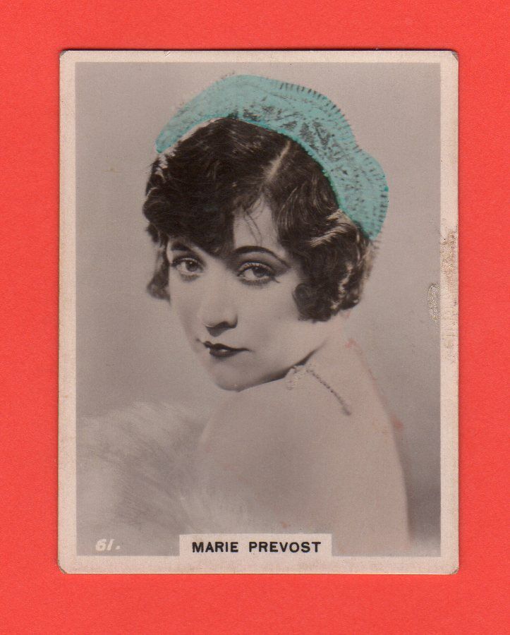 1920\'s  61. Marie Prevost  BAT CINEMA STARS, SET 6A  Film Card Rare