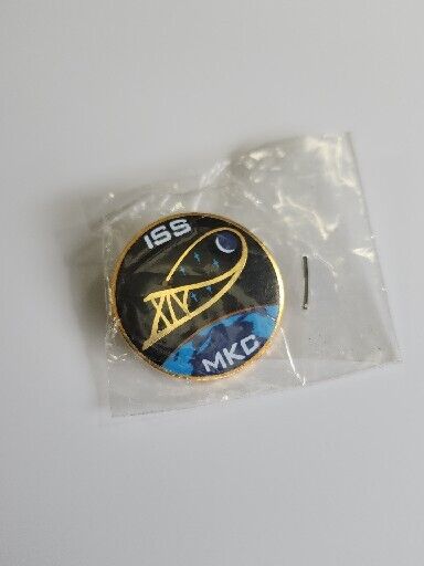 ISS Expedition 14 Construction Int'l Space Station Lapel Pin 