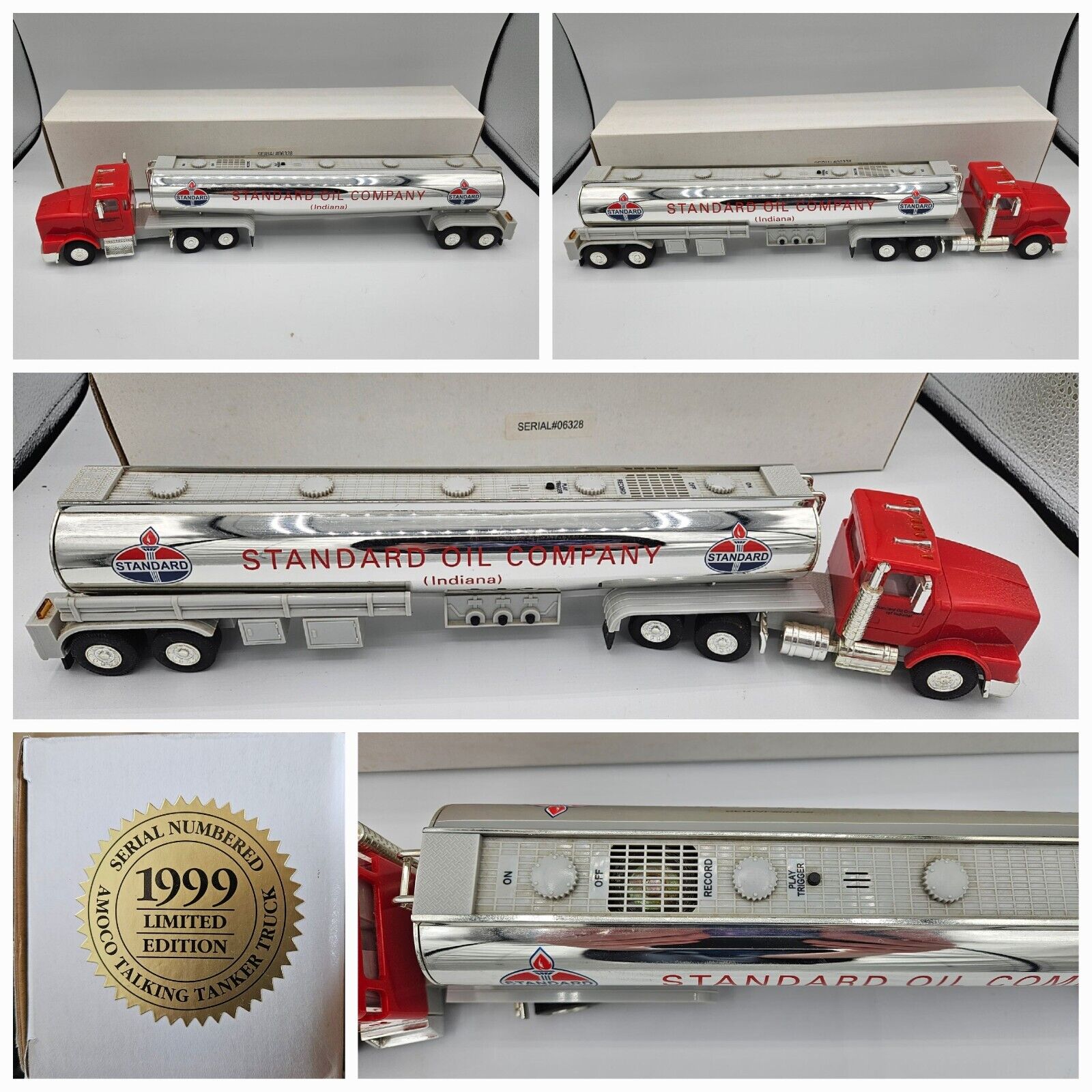 Amoco Talking Tanker Truck 1999 Limited Edition Standard Oil Company Indiana NEW