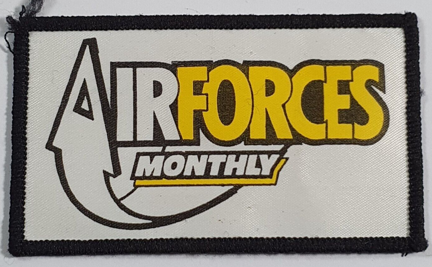 Airforces Monthly Magazine Cloth Badge Patch. Raf Royal Air Force