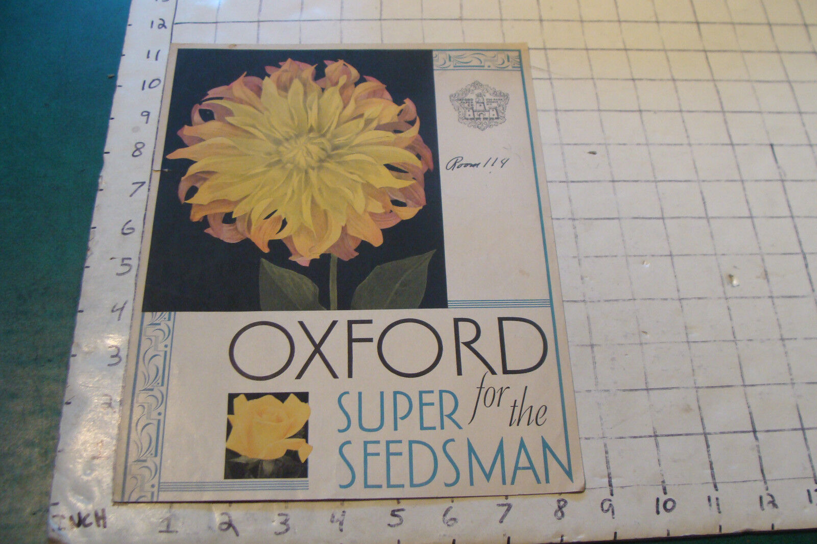 Oxford for the Super Seedsman, early but undated, big folding brochure