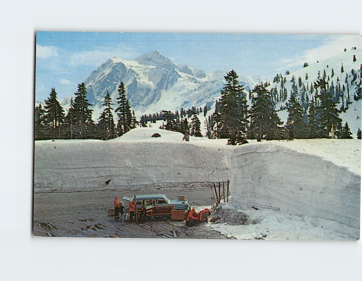 Postcard Mount Shuksan From Roads End Washington USA