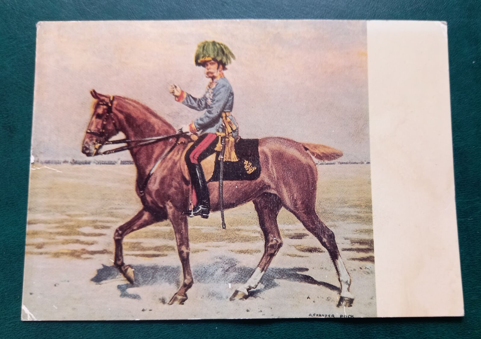 AUSTRIA Postcard  Alexander  Pock:  Kaiser Franz Josef I,  Wienn