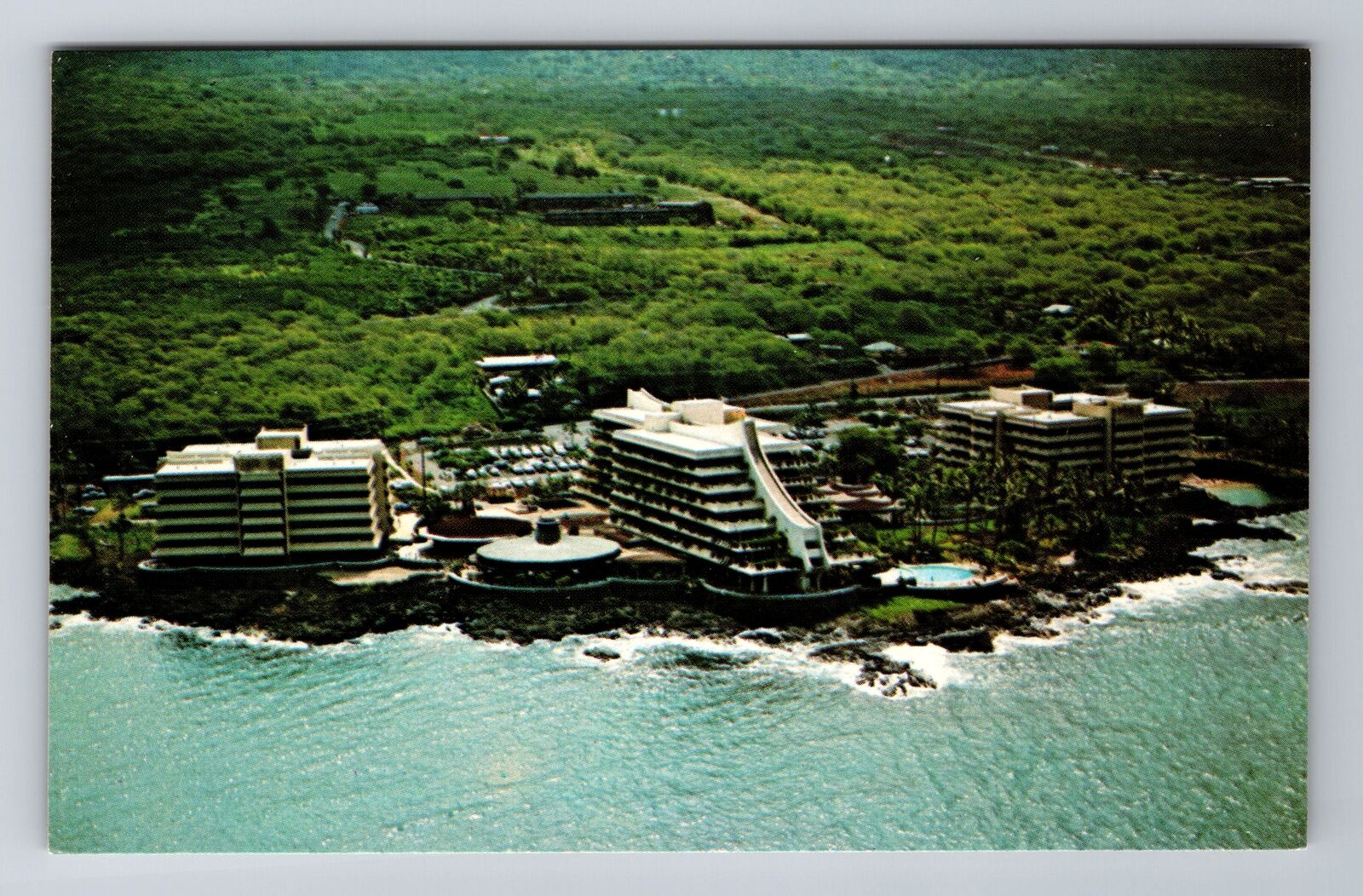 Kailua-Kona HI-Hawaii, Kona Hilton Hotel Advertising, Vintage Postcard