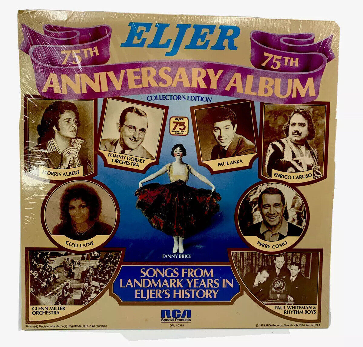 ELJER PLUMBING FIXTURES RETRO LP 1979 RCA VINTAGE VINYL RECORD NOS 75TH Anniv S1