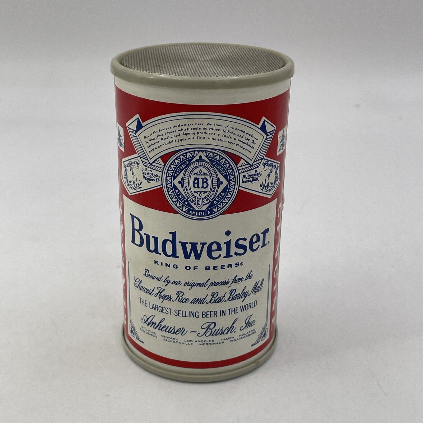 Vintage Budweiser Can AM Transistor Radio Tested Works