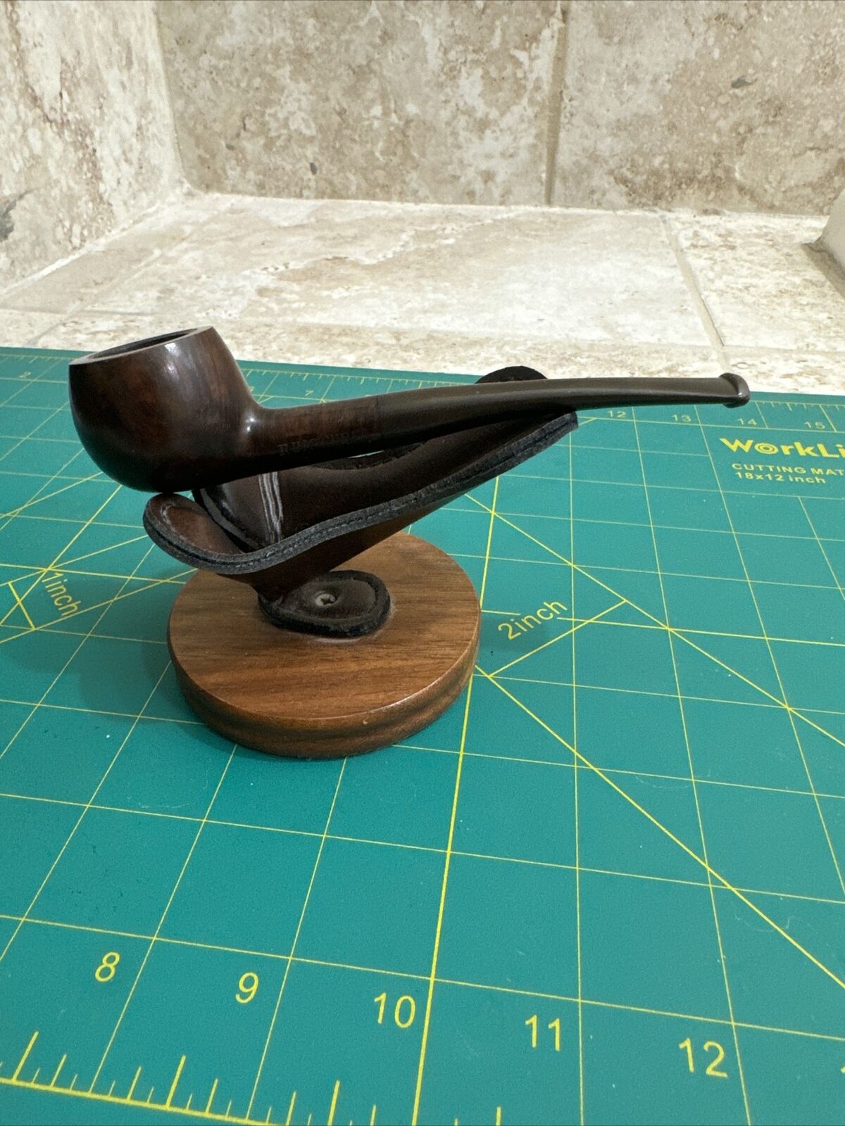Wally Frank Tobacco Pipe Rum Cured Prince Shape Vintage
