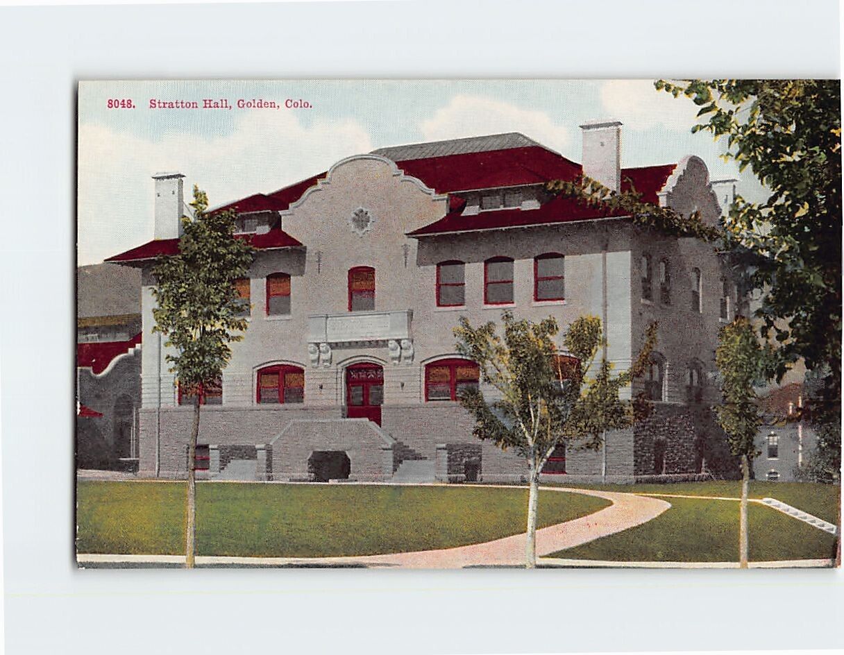 Postcard Stratton Hall Golden Colorado USA