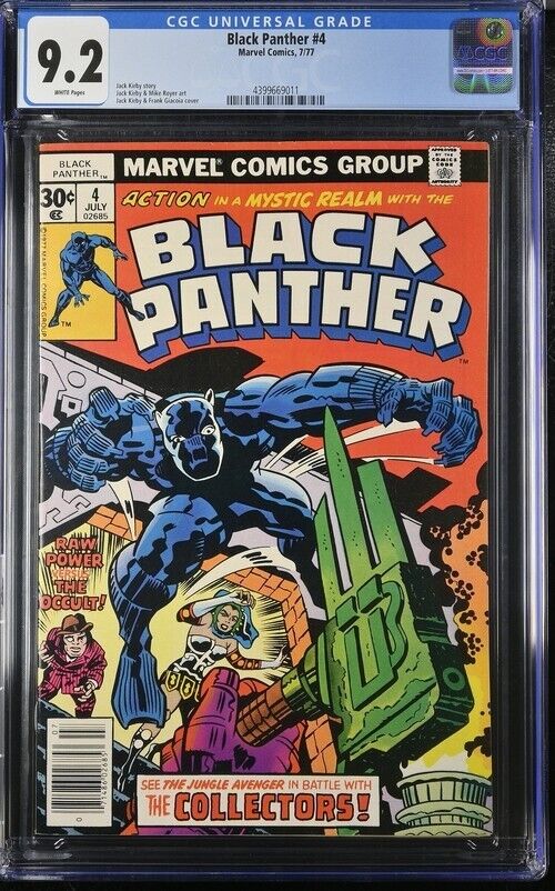 Black Panther 4 CGC 9.2 Kirby & Giacoia Cover 1977