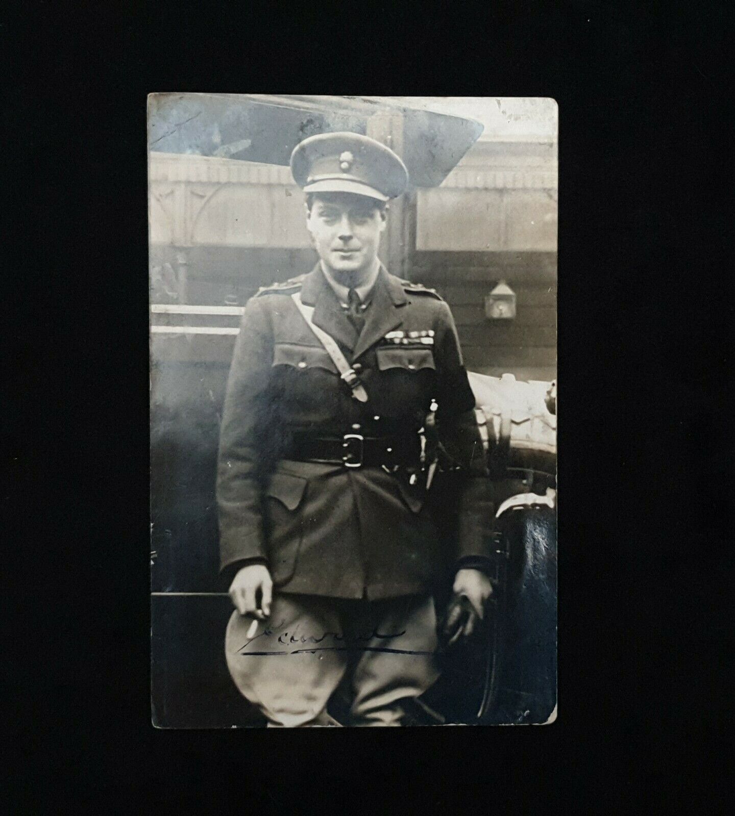 Rare WWI 1918 King Edward VIII Duke of Windsor Signed Royal Photograph Photo UK