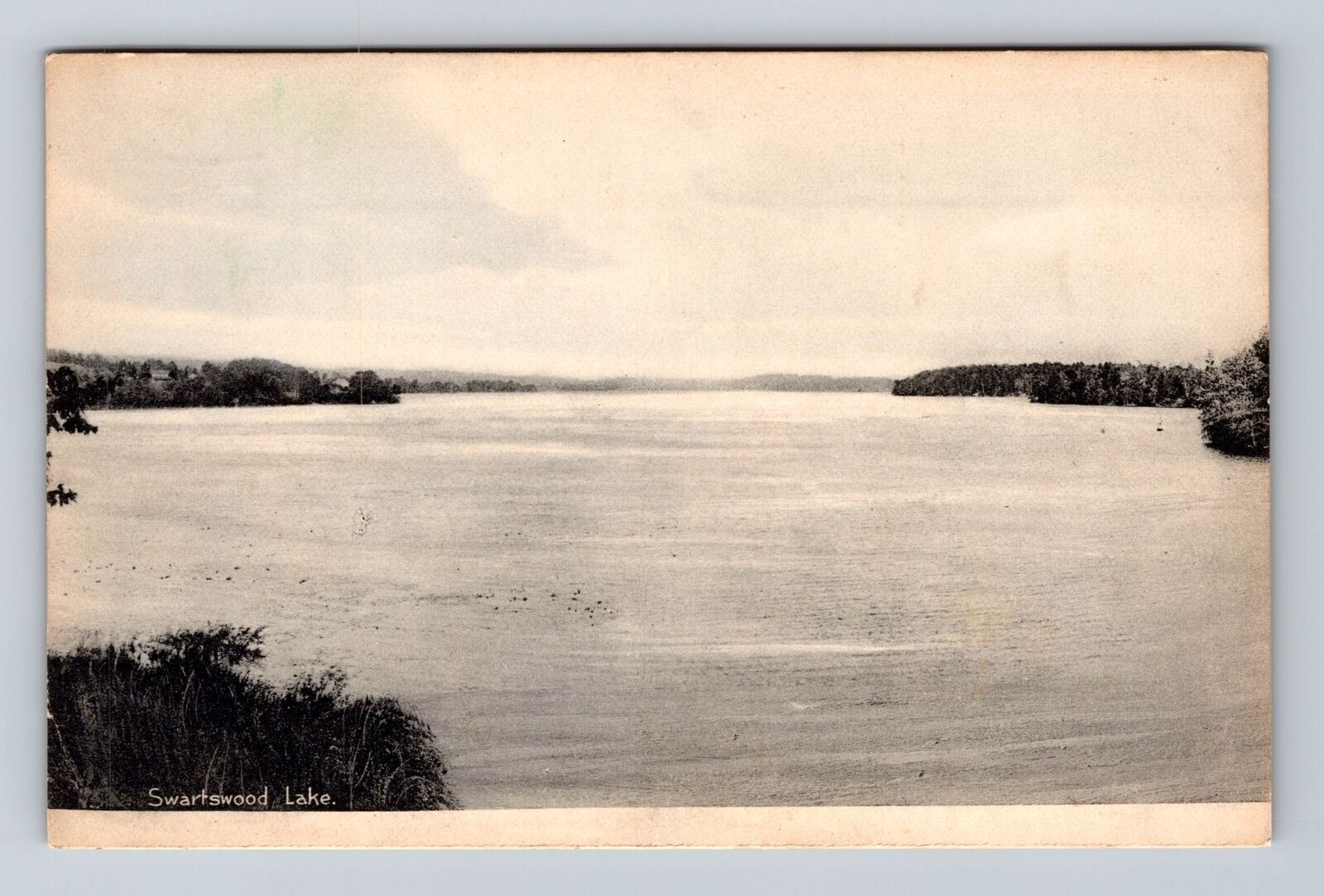 NJ-New Jersey, Swartswood Lake, Antique Souvenir, Vintage c1913 Postcard