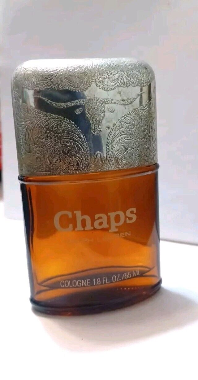 Vintage CHAPS Ralph Lauren Men’s Cologne 1.8 oz 55 ML. 20% full