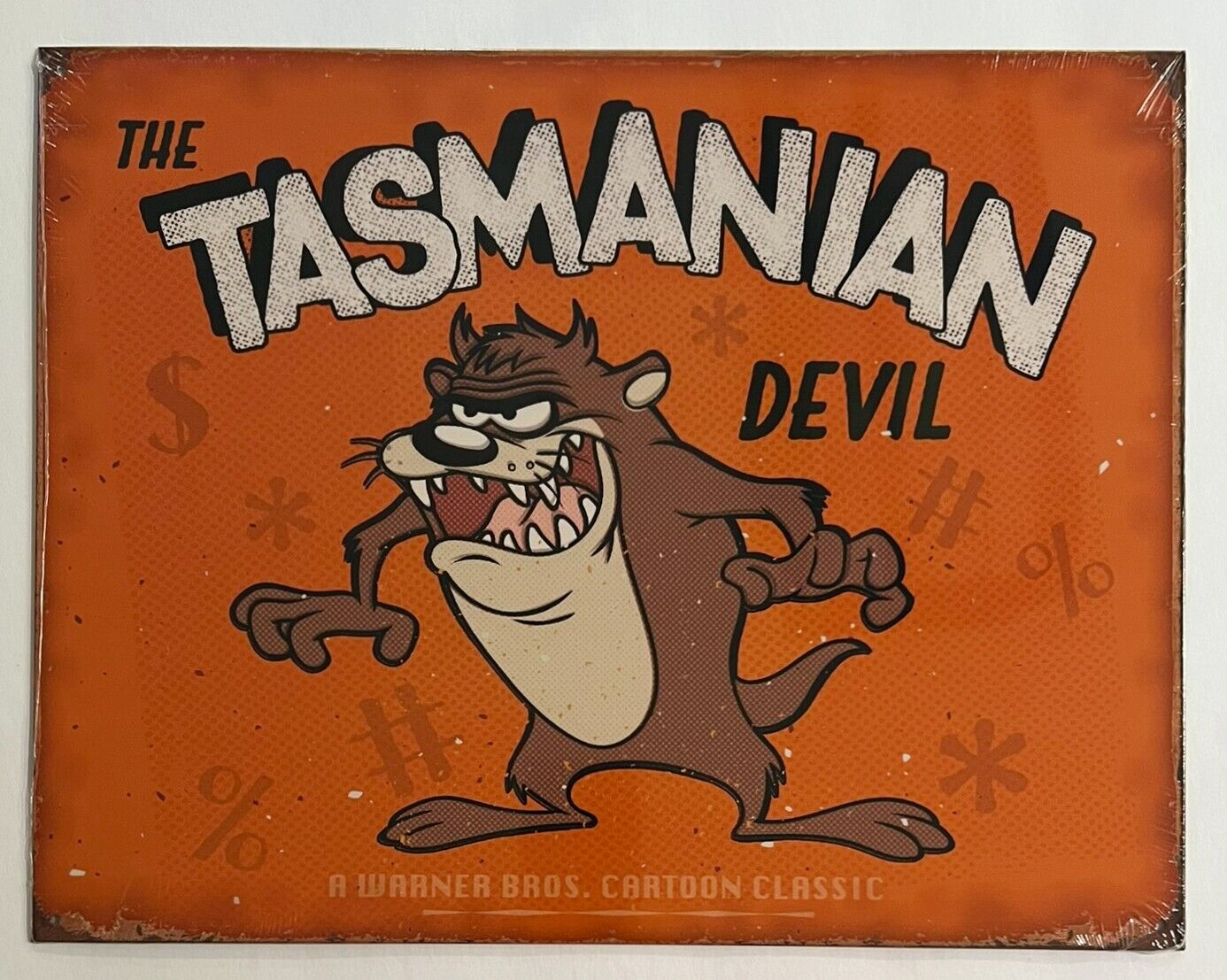The Tasmanian Devil Licensed Vintage Novelty Sign 16\