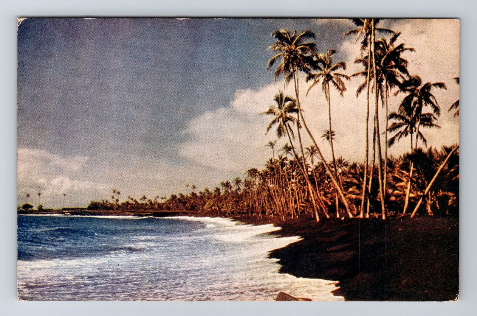 Honolulu HI-Hawaii, Kalapana Beach, Antique, Vintage Postcard