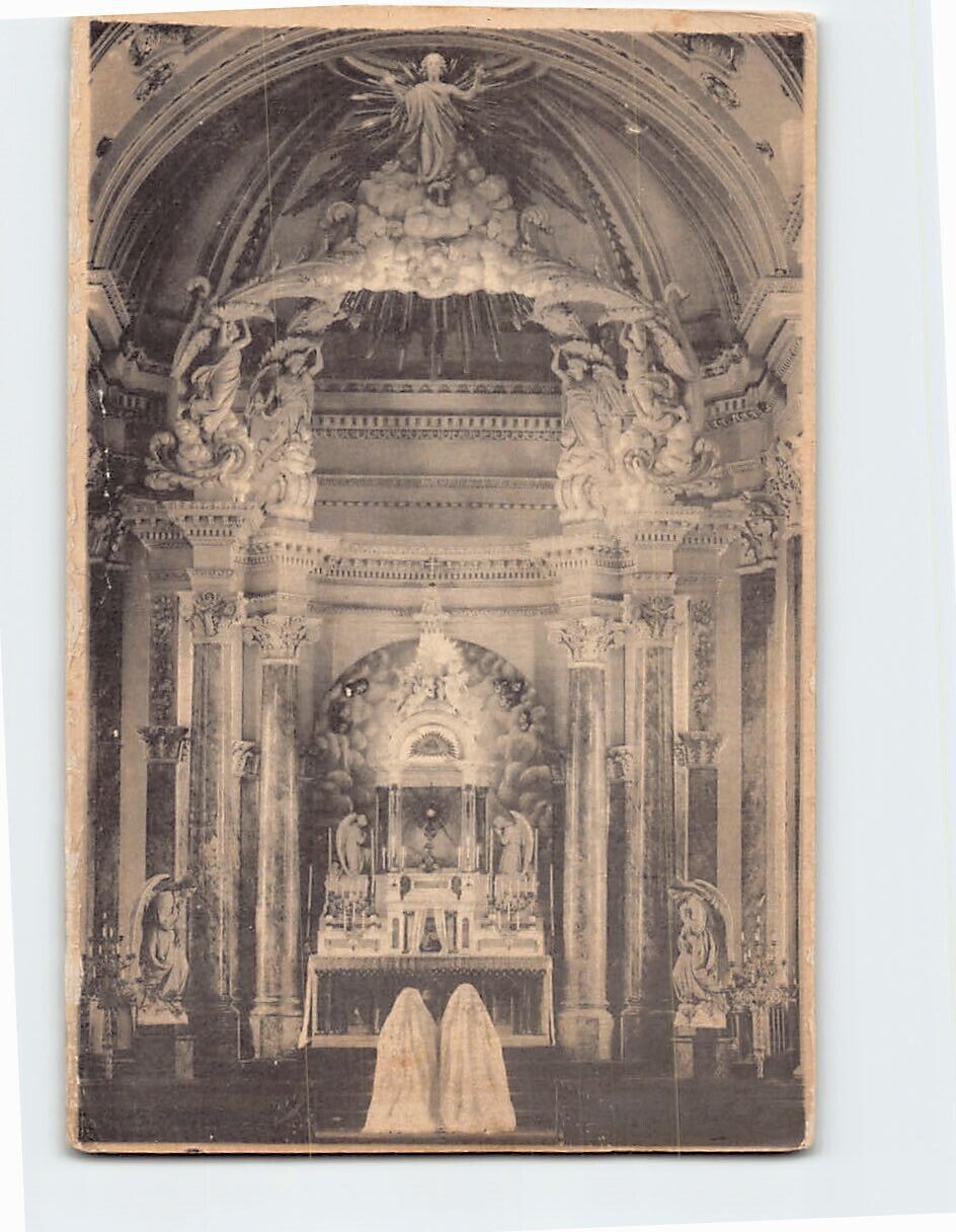 Postcard Interior View, Church of the Blessed Sacrament, Quebec City, Canada