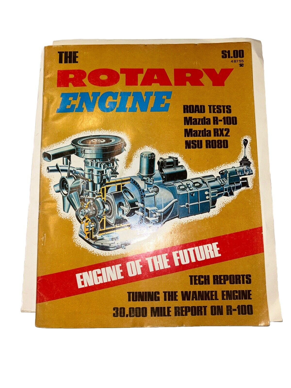 Supplement THE ROTARY ENGINE 1971 Road Test Mag W/ Two Handouts & Vinyl Record