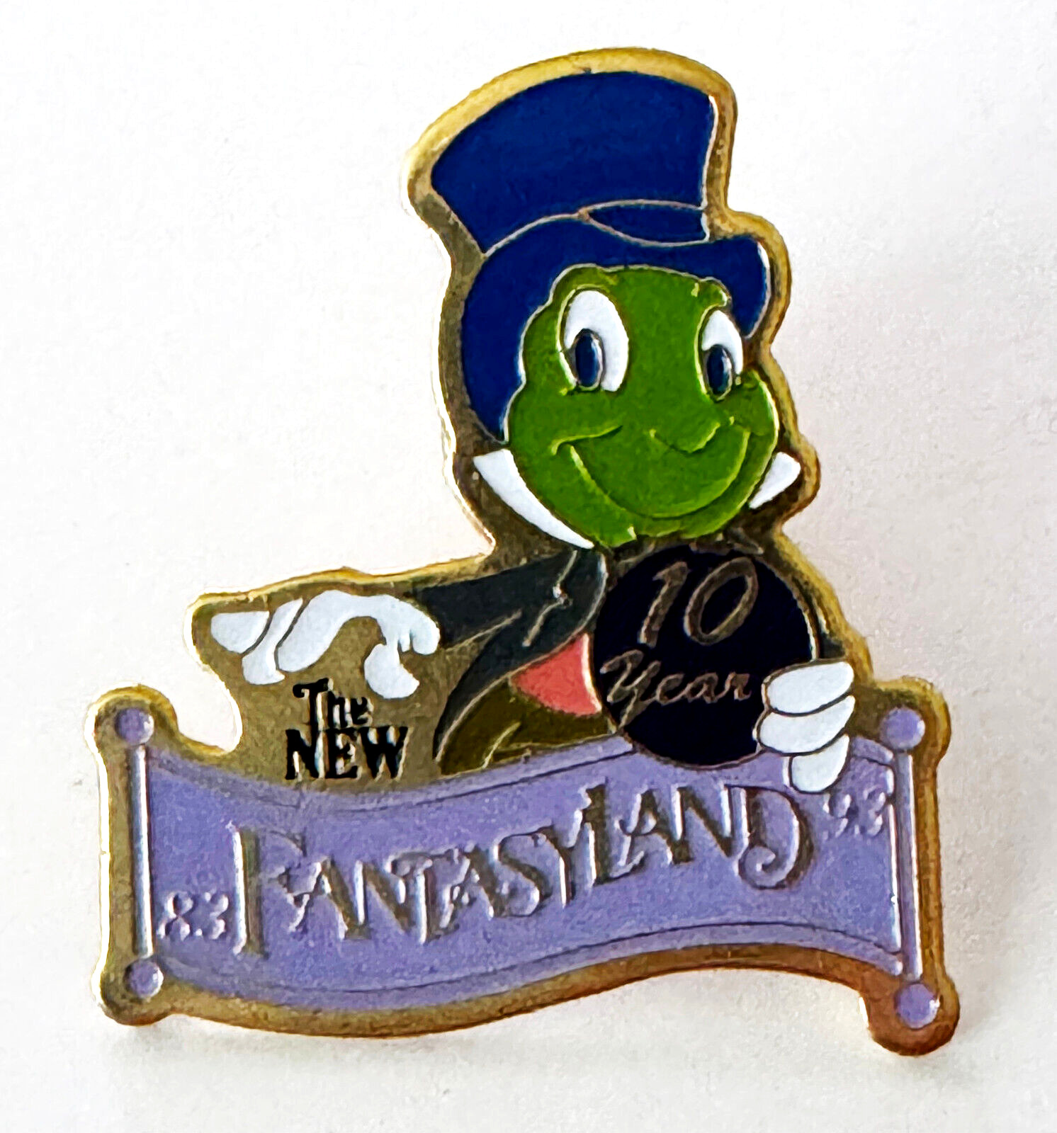 Vintage Disneyland Cast Exclusive Pin New Fantasyland 10th Anniversary 1993