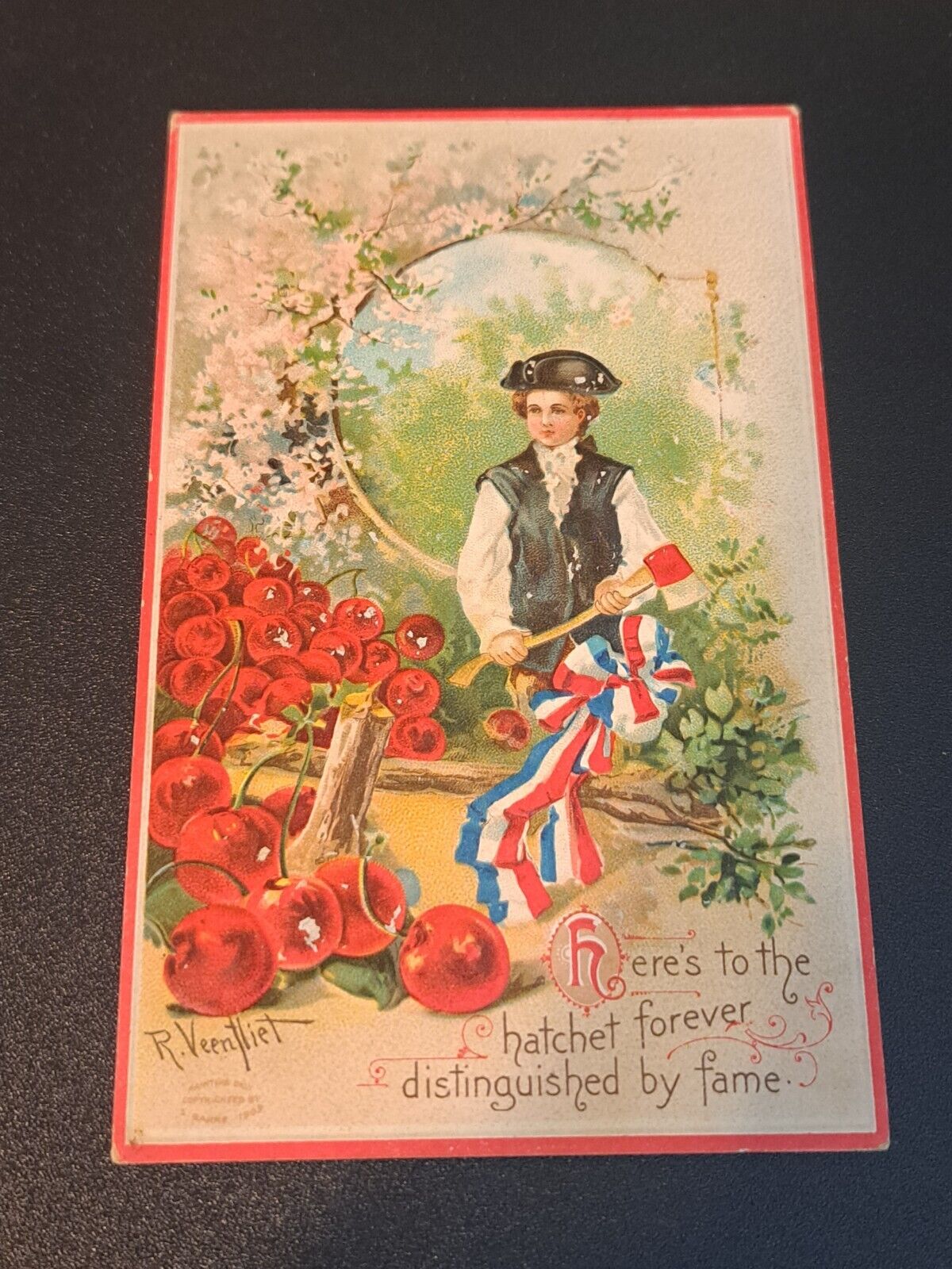 1909 Patriot Postcard Vintage 