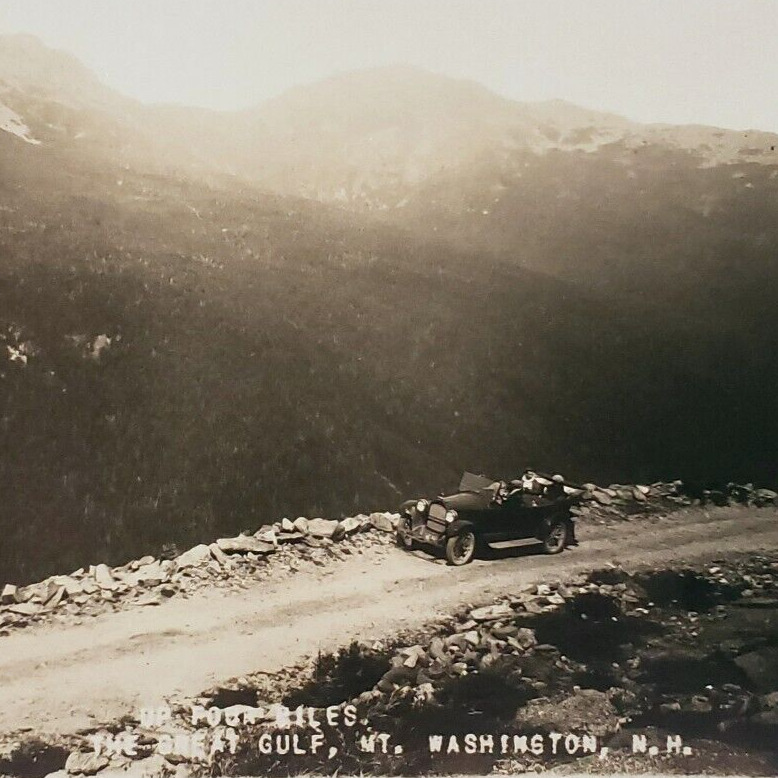 Great Gulf Wilderness RPPC Postcard 1920s Mount Washington New Hampshire B1087