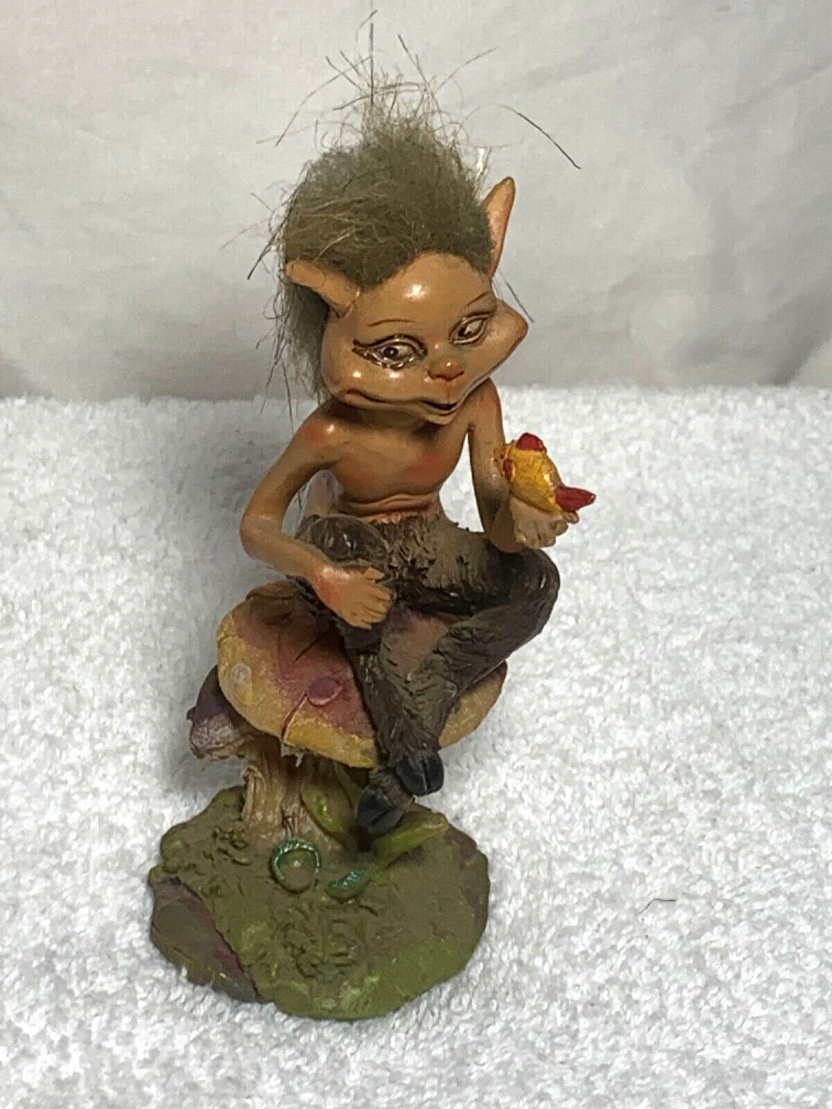 Little Fairy sitting on top of mushroom  Collectible