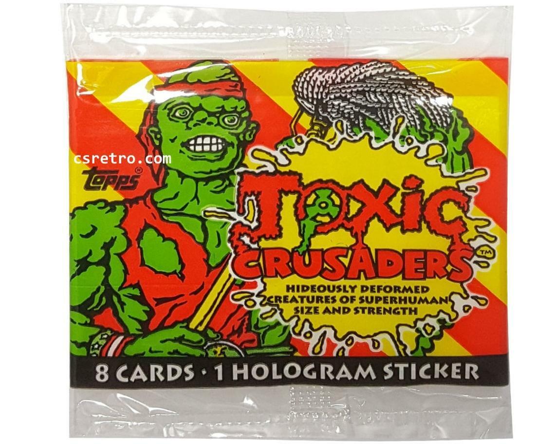  1991 Toxic Crusaders Cards Troma Toxic Avenger 90s Kids Vintage Retro Wax Pack