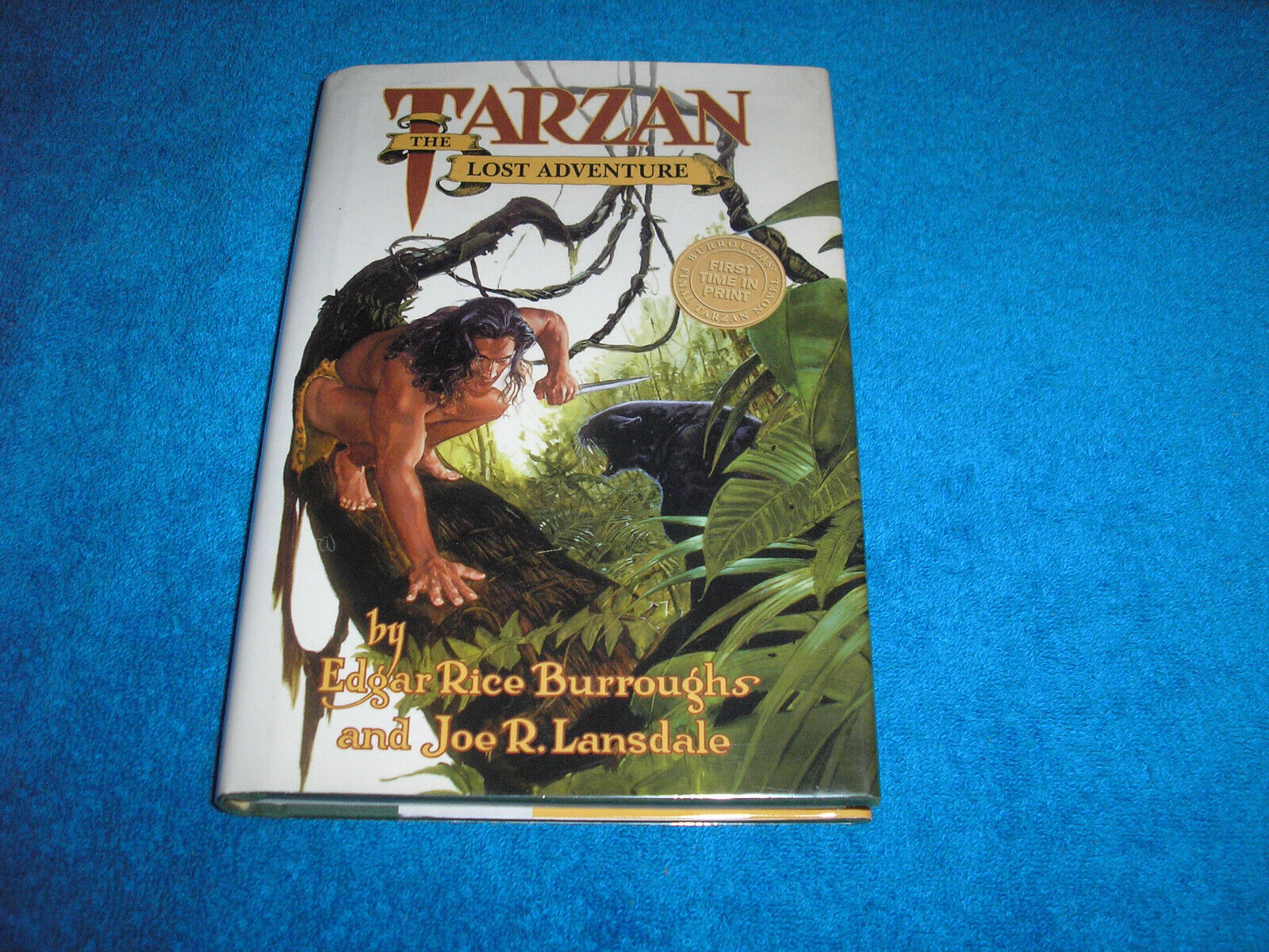 1995 Tarzan The Lost Adventure Edgar Rice Burroughs ~Joe R Landsdale 1st Edition