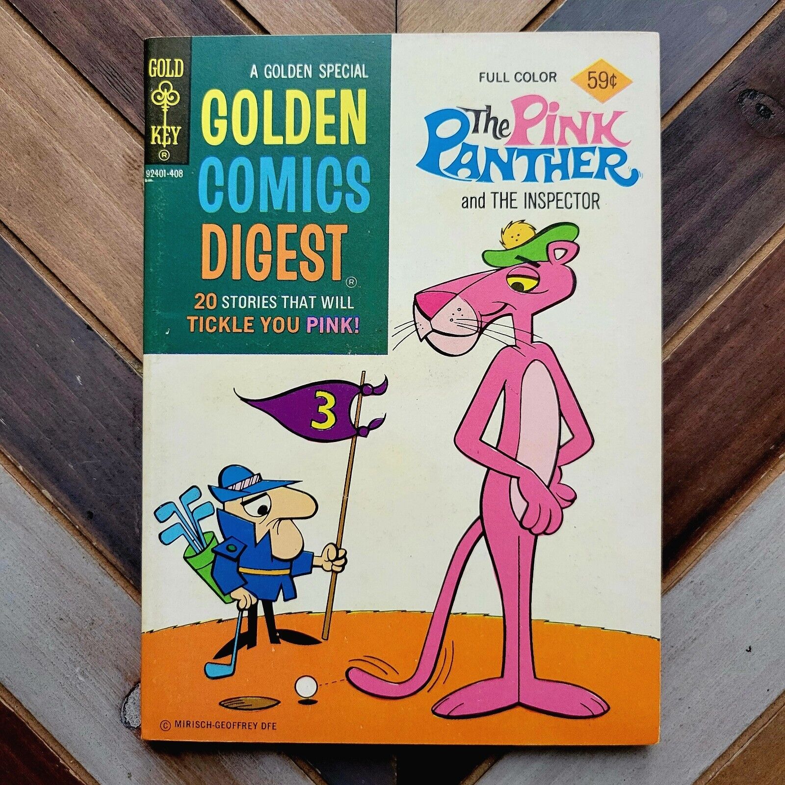 GOLDEN COMICS DIGEST #38 VF 1974 Sharp, Unread PINK PANTHER & THE INSPECTOR