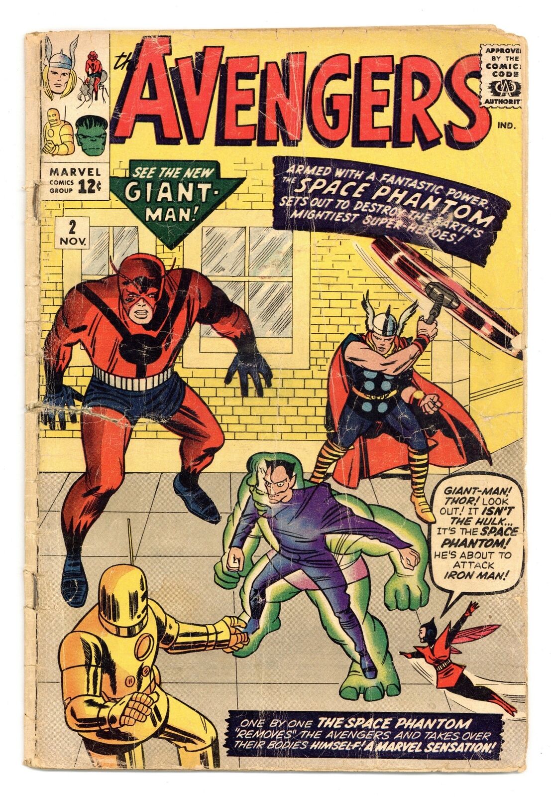 Avengers #2 PR 0.5 1963