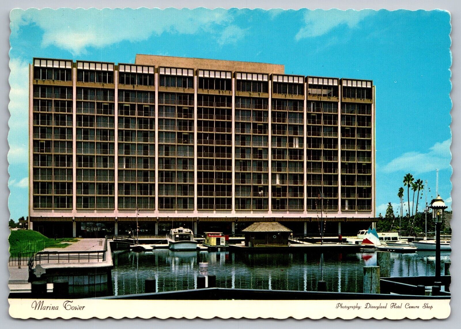 Marina Tower Disneyland Hotel-Anaheim California-Vintage Postcard