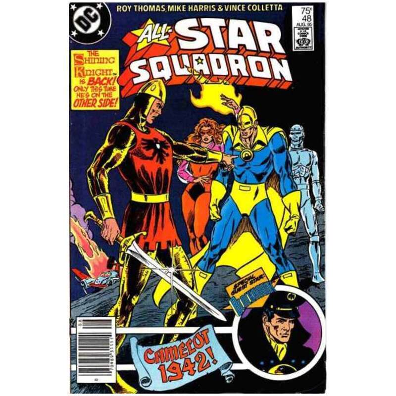 All-Star Squadron #48 Newsstand DC comics NM Full description below [k/
