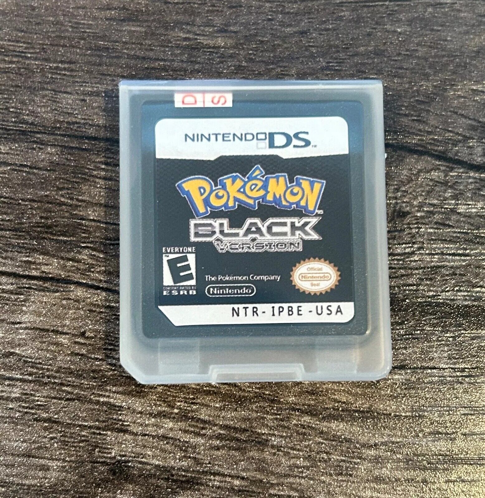 Pokemon Black Nintendo DS/NDS/3DS game cartridge w/ case (2011)  US