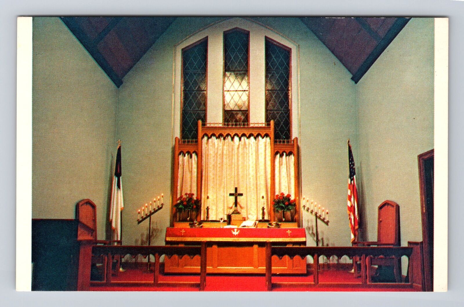 Washington Island WI-Wisconsin, Trinity Lutheran Church, Vintage Postcard