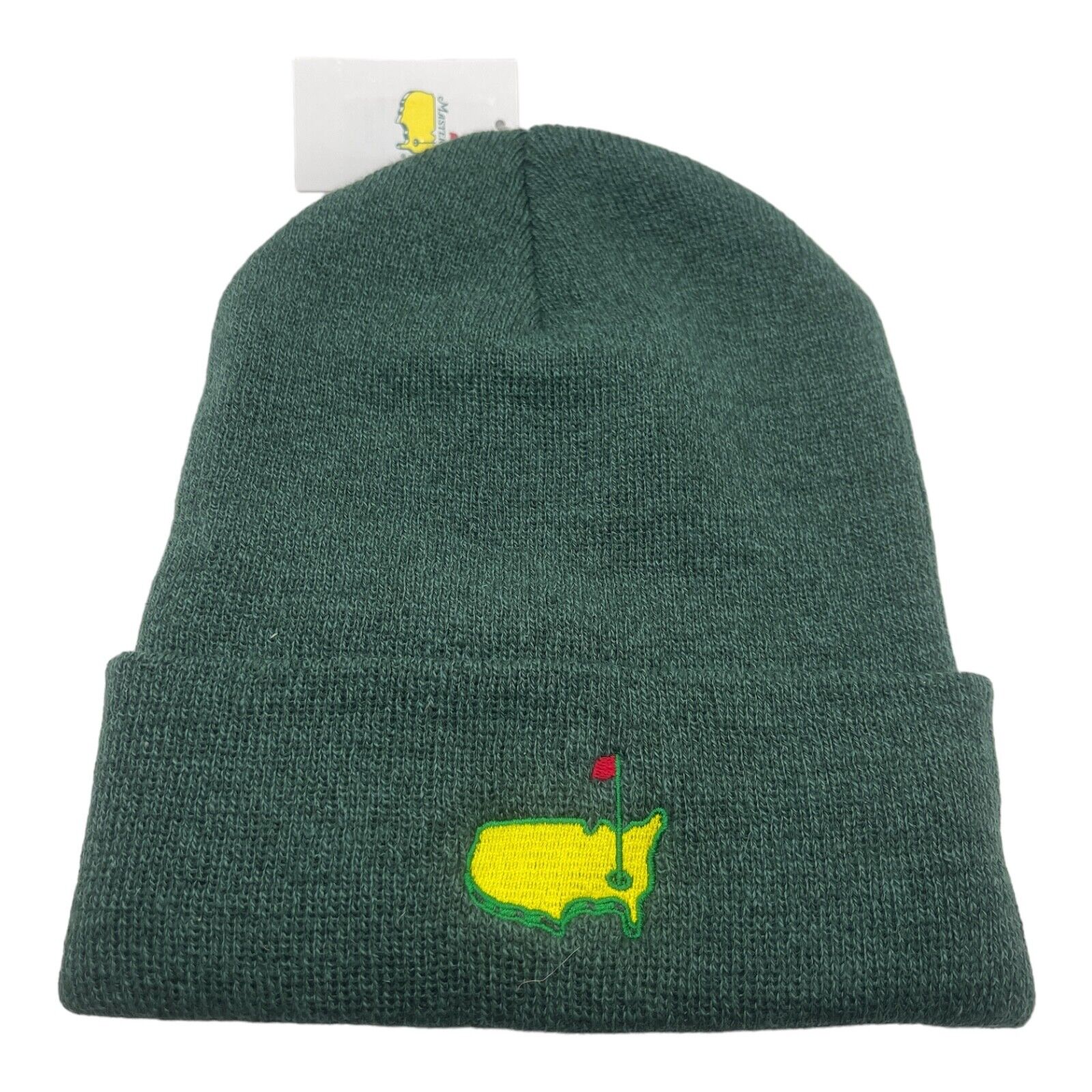 2024 Masters Green Cold Weather Beanie Masters Logo Iconic Augusta National