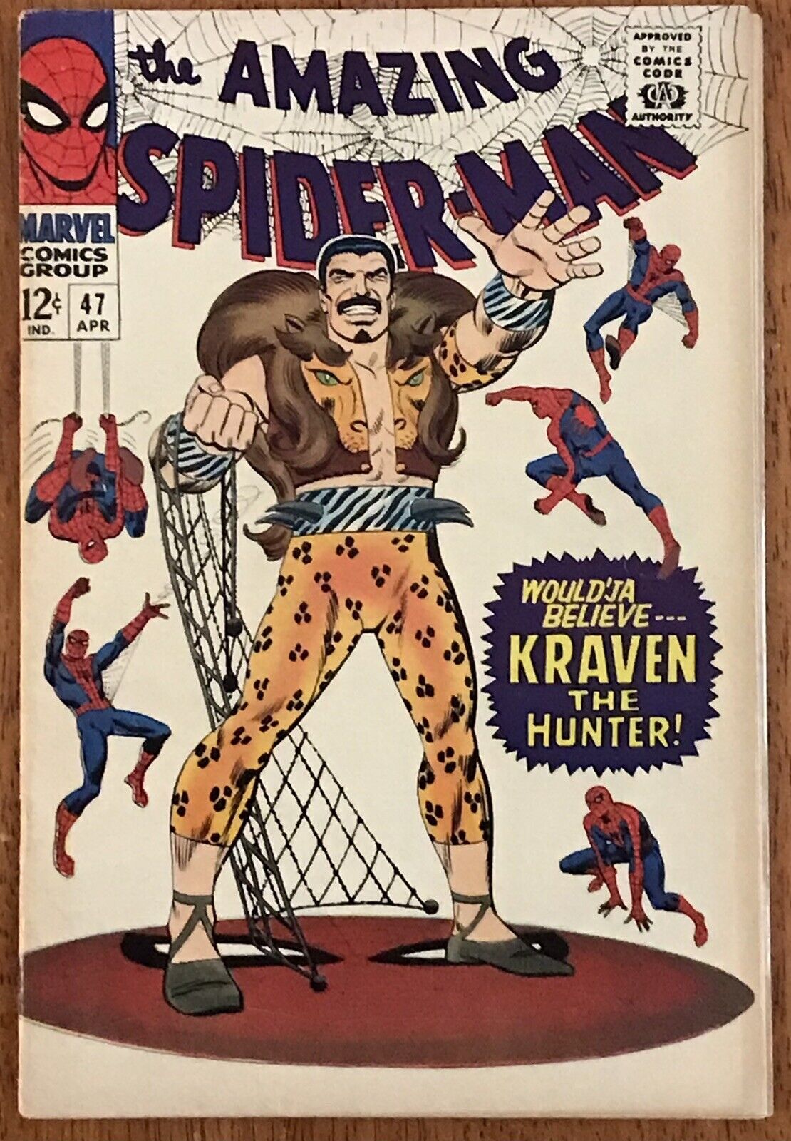 Amazing Spiderman 47, Silver Age, Kraven the Hunter, GD/VG, Romita Sr., Lee