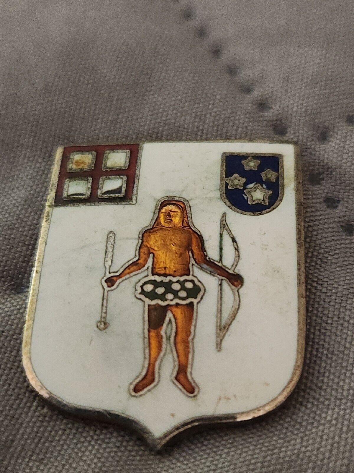 Vintage 182 Infantry pin
