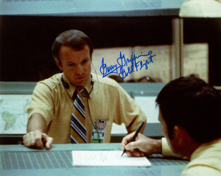 GERRY GRIFFIN SIGNED 8x10 PHOTO APOLLO FLIGHT DIRECTOR NASA LEGEND BECKETT BAS