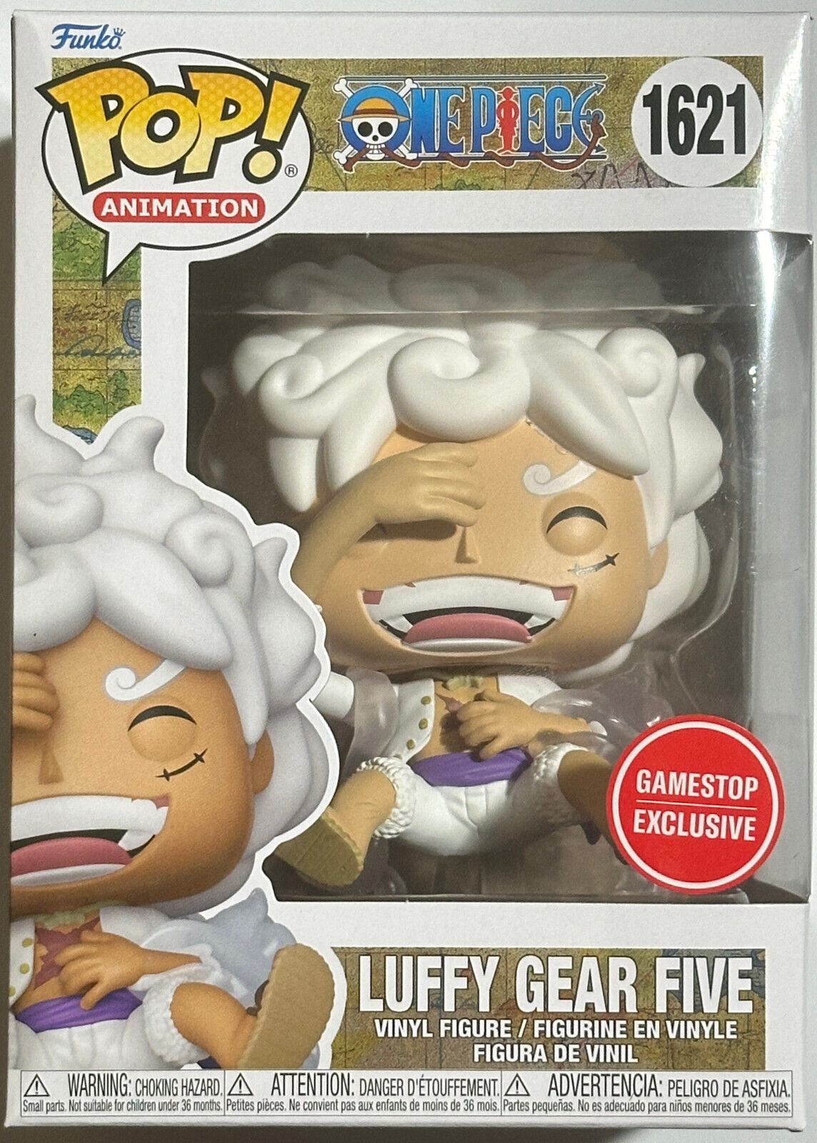 Funko Pop Anmation One Piece Luffy Gear Five 1621 GameStop Exclusive Brand New