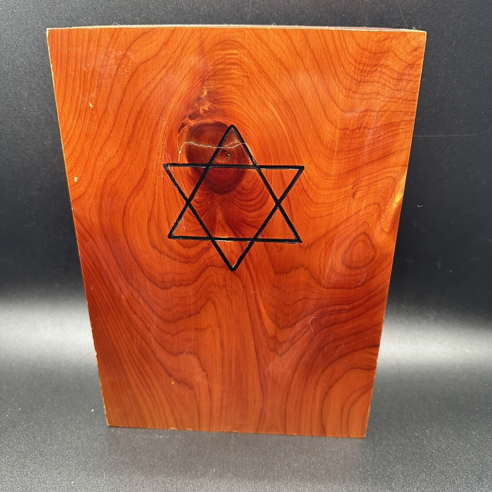 Brotherhood of Carpenters and Joiners Union Made Star of David Wood Box Vintage
